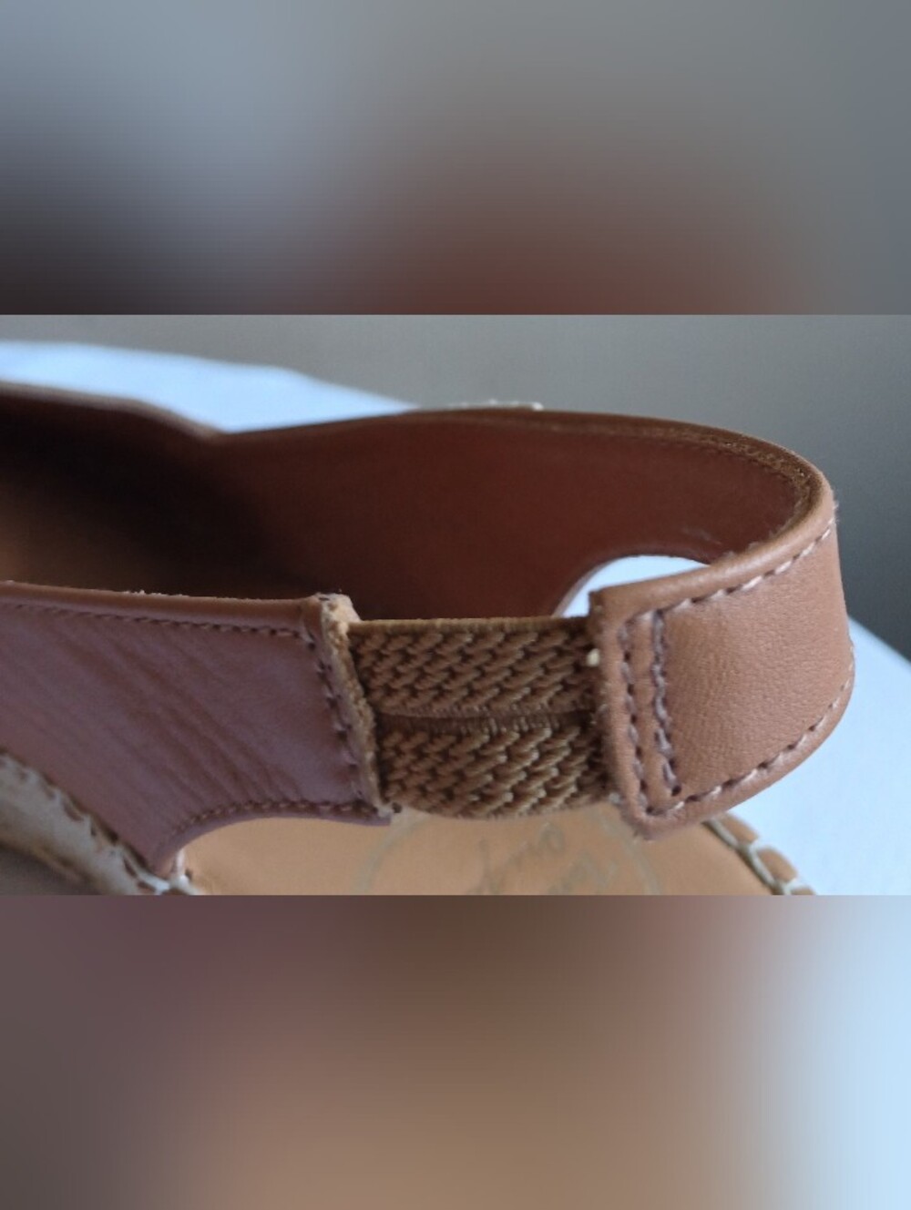 TONI PONS women's Bernia Espadrille Wedgw In Tan Size 39 - Picture 8 of 9